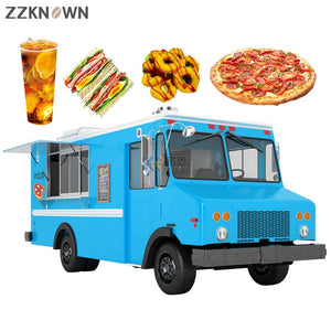 Commercial Coffee Vending Cart Mobile Snack Food Truck  Retro Trailer 2022 New Street Ice Cream Cart for Sale