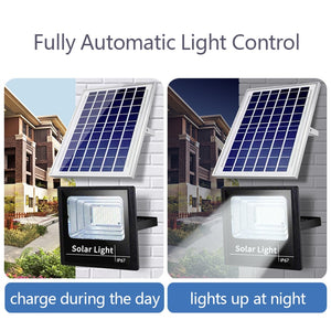 Solar LED Light Outdoor Solar Spotlights Garden House Remote Control Waterproof Flood Light Led Wall Lamp