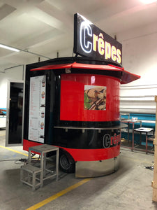 Crep Cabinet , Fast Food Truck , Mobile Restourant & Food Trailer , Römork Büfe , Krep Arabası